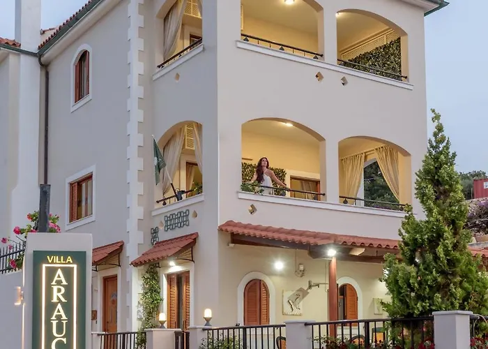 Araucaria Private Pool Jacuzzi Seaview * Ретимно